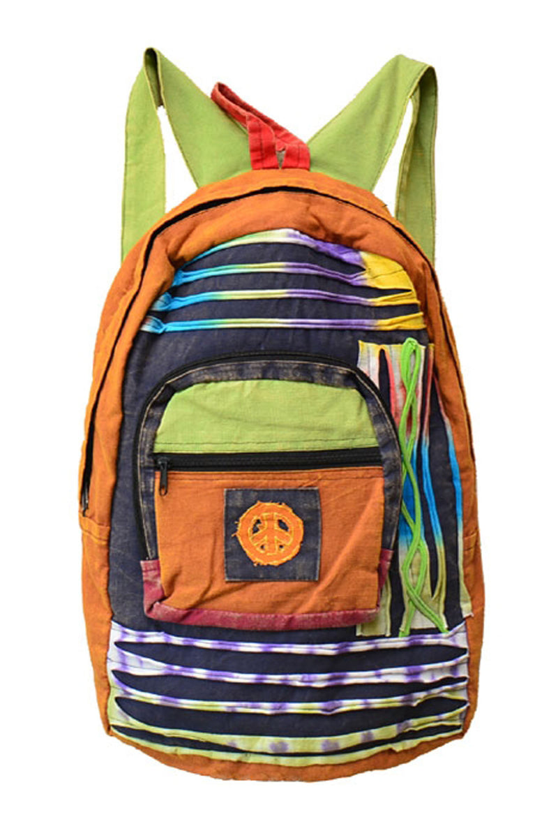 Peace Sign Cotton Handmade Bag pack