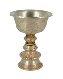 4" Silver Plated Butterlamp