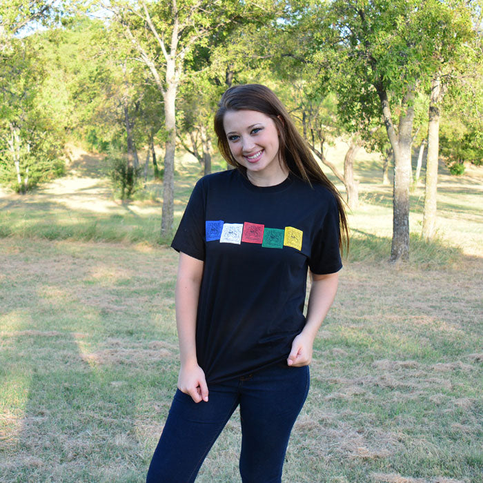 Black Prayer Flag T-Shirt