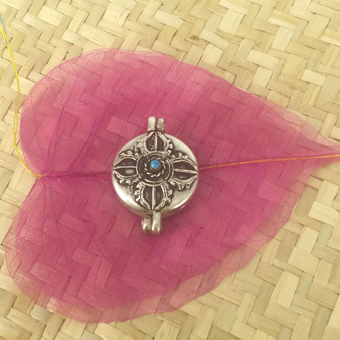 White Metal Double Dorje Ghau