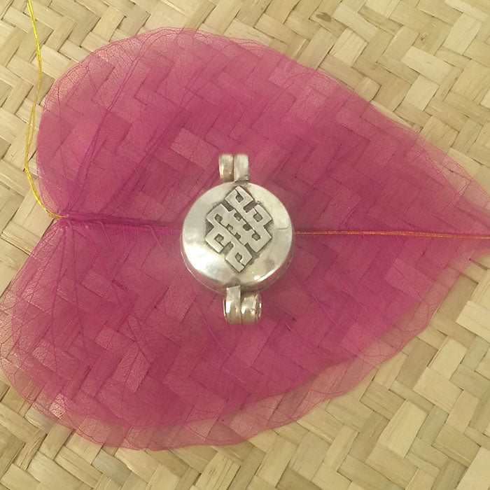 White Metal Ghau with Knots