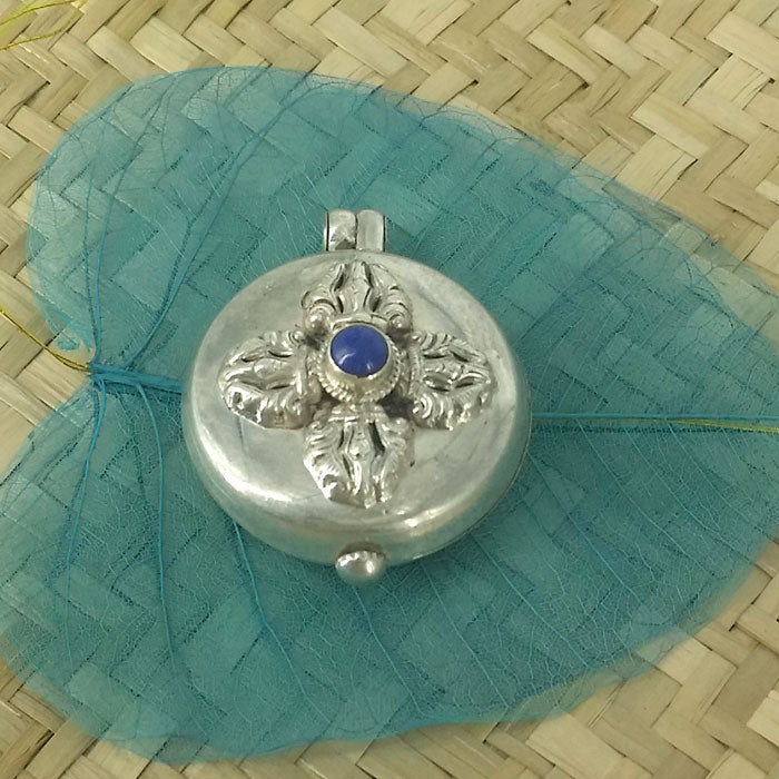 Sterling Silver Double Dorje Ghau