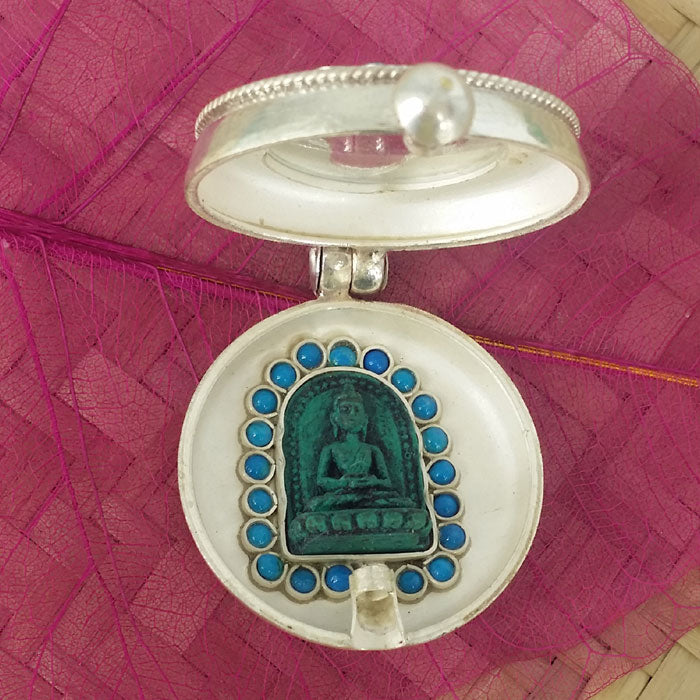 Sterling Silver Amitabha Buddha Ghau