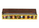 Tibetan Handmade Wooden 8 Auspicious Signs Incense Burner