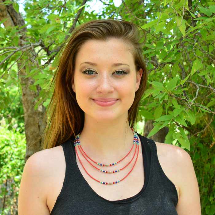 Coral beaded Necklace