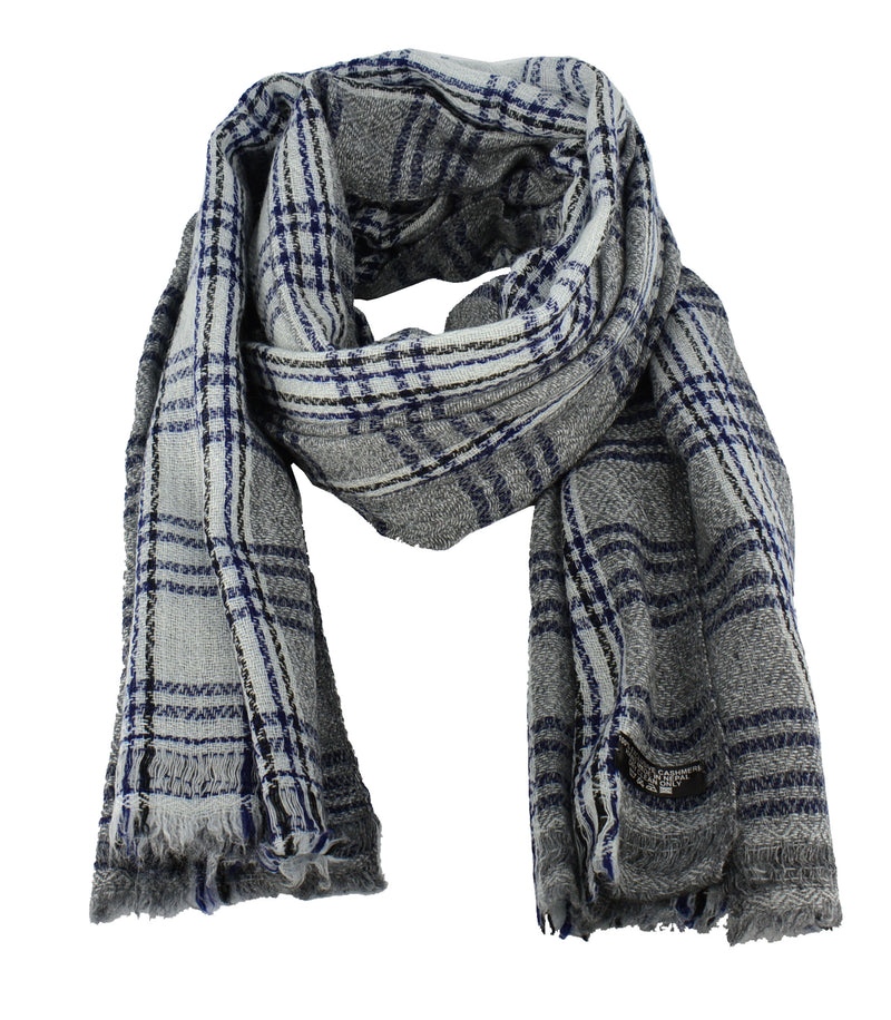 100% Pashmina Plaid Shawl