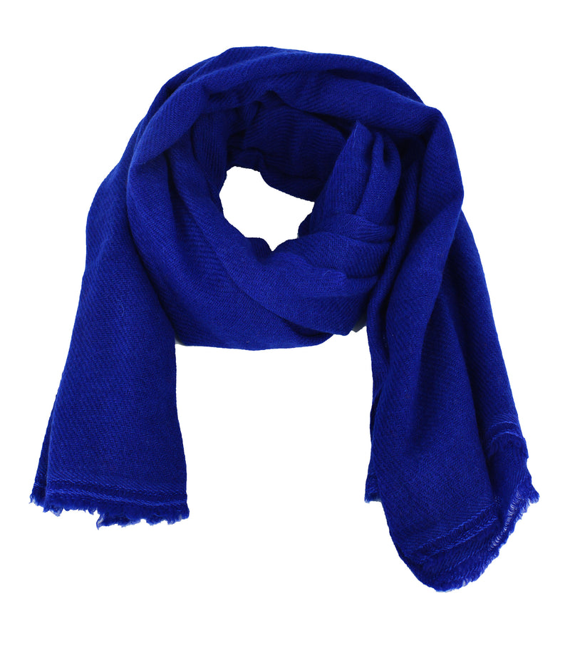 100% Pashmina/Cashmere Shawl (Royal Blue)