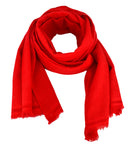 100% Pashmina/Cashmere Shawl (Red)