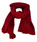 100% Pashmina/Cashmere Shawl (Maroon)