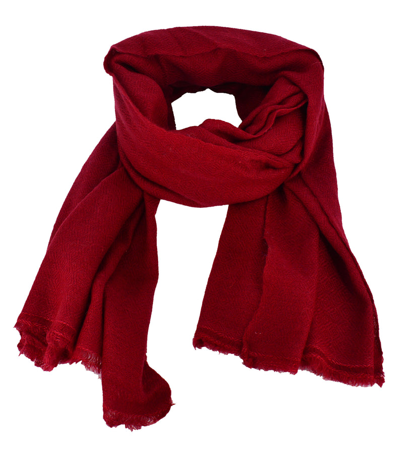 100% Pashmina/Cashmere Shawl (Maroon)