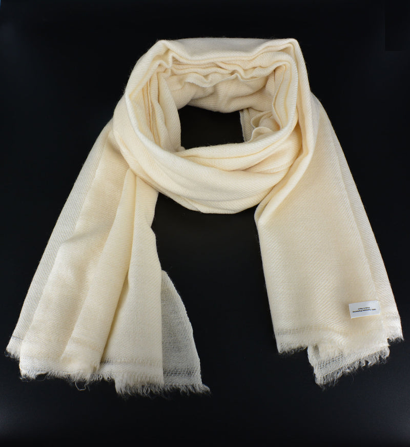 100% Pashmina/Cashmere Shawl (Beige)