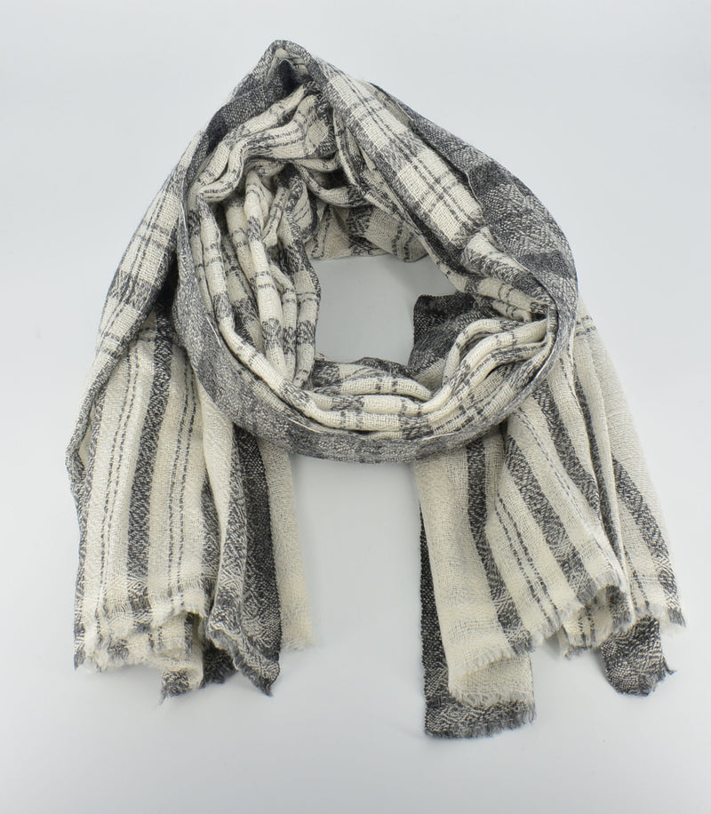 100% Pashmina Plaid Shawl