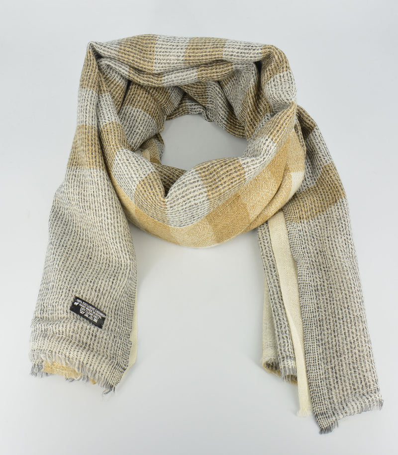 100% Pashmina Plaid Shawl