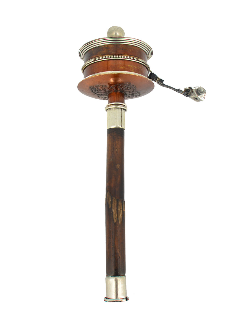 10” Copper Hand Prayer Wheel