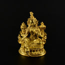 2.5" Gold Plated Tara Statue