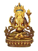 6" Gold Plated Chengreshi Statue