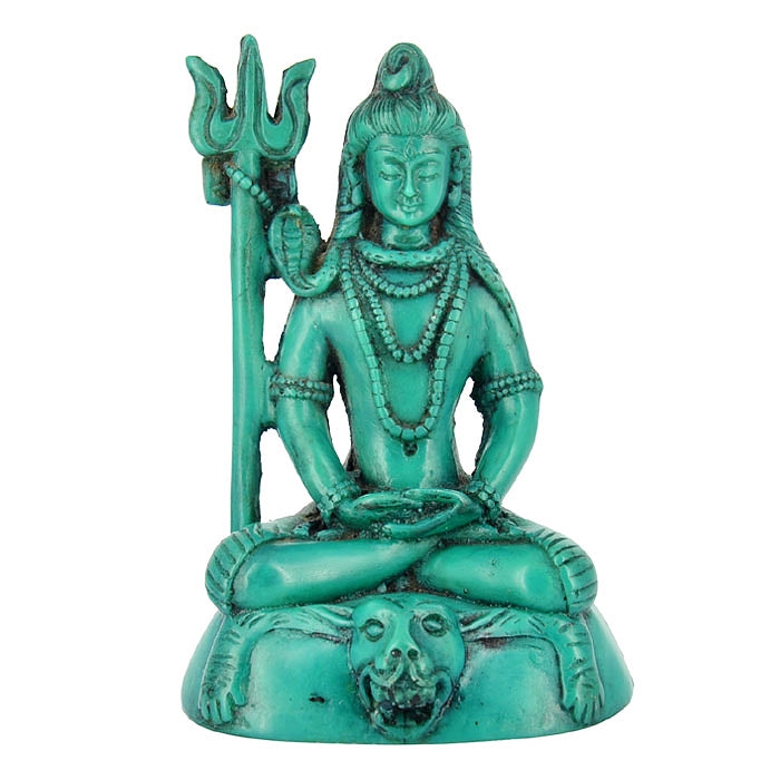 6" Shiva Statue with Tiger base