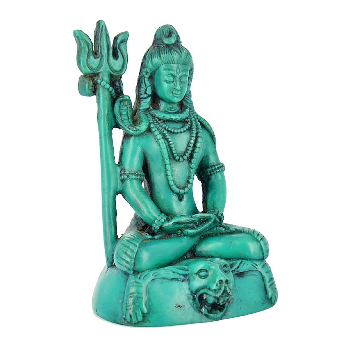6" Shiva Statue with Tiger base