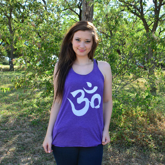 Om Yoga Racerback Tank Top