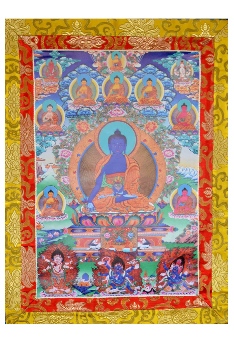 Medicine Buddha Digital Thangka
