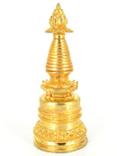 9" Gold Plated Chorten (Stupa)