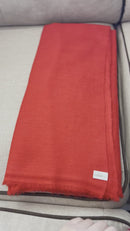 100% Pashmina/Cashmere Shawl (Red)